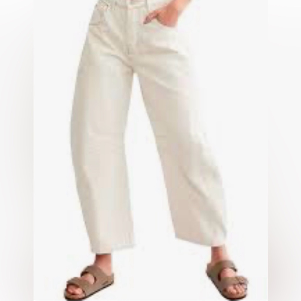 We The Free Cream Flare Jeans